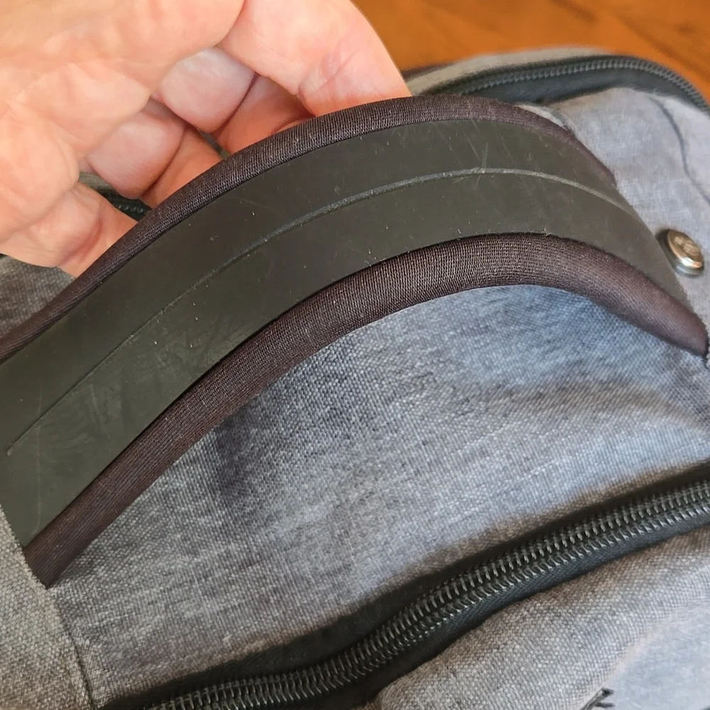Original Penguin Gray & Black Laptop Shoulder Work School Backpack